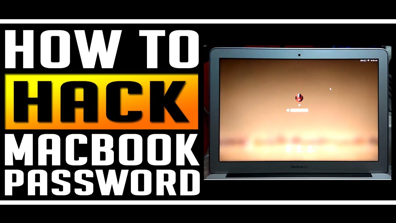 How to hack into a mac admin account